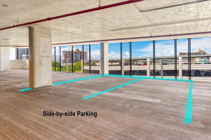 High Floor 2 BED/2 BATH/2 PRKG in brand new ILILANI - W/D INSIDE, LANAI, Corner Unit w/ Ocean View!! property image