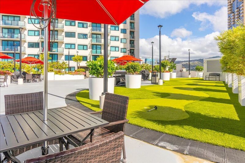 High Floor 2 BED/2 BATH/2 PRKG in brand new ILILANI - W/D INSIDE, LANAI, Corner Unit w/ Ocean View!! property image