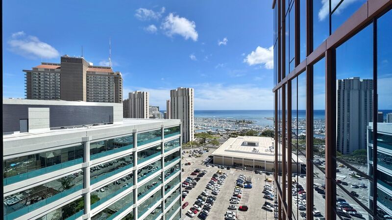Lowest Priced 2-Bed Unit in ONE Ala Moana!!! PENTHOUSE 2 BED/2BATH with Ocean & Mountain Views! property image