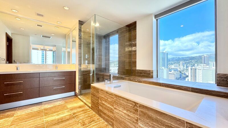 Lowest Priced 2-Bed Unit in ONE Ala Moana!!! PENTHOUSE 2 BED/2BATH with Ocean & Mountain Views! property image